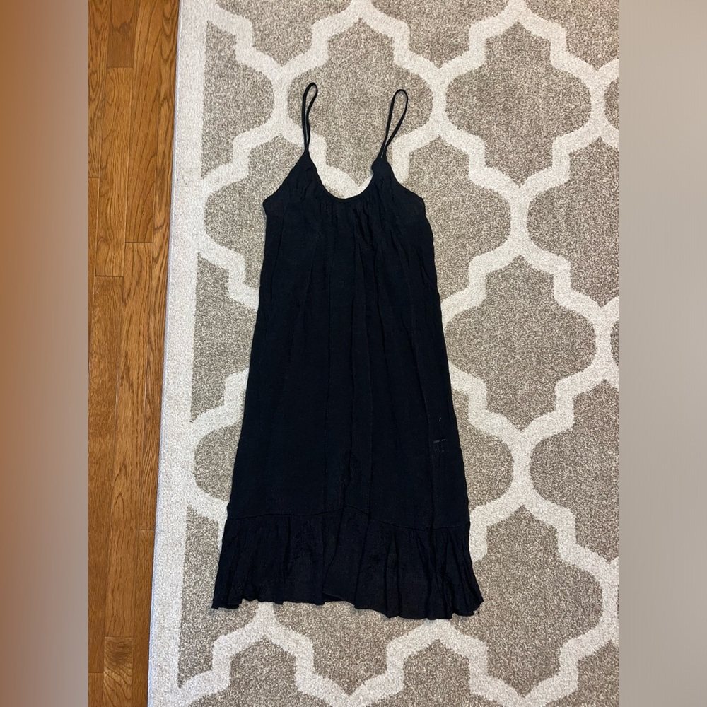 Black swim cover up